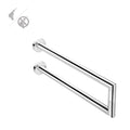 Pomdor Adhesive 14.2 in Double Towel Bar Rail Holder Hanger Towel Hanging Rack