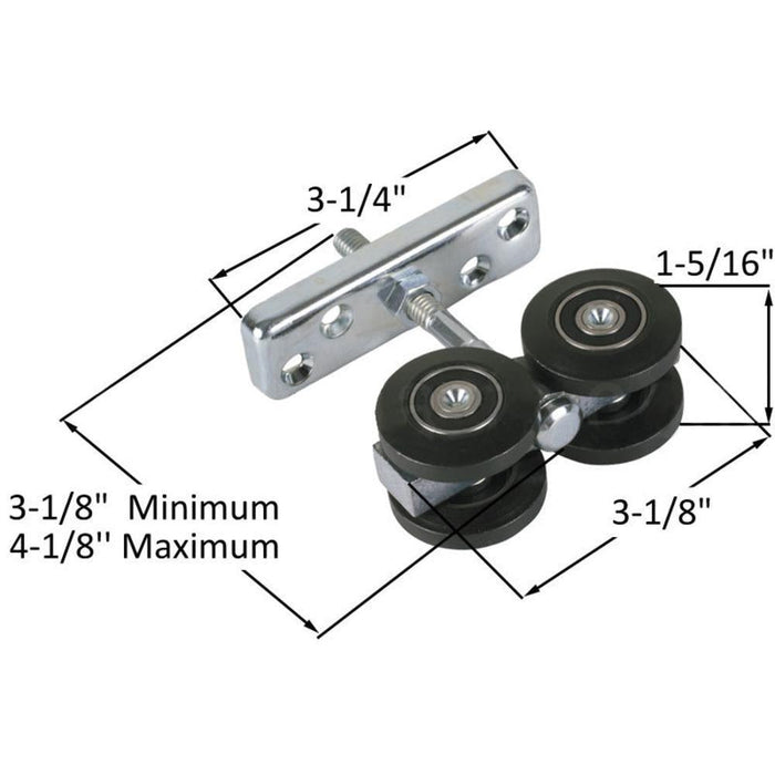 Premium Commercial Sliding Glass Door Roller with Steel Ball Bearings - Reflect Window & Door