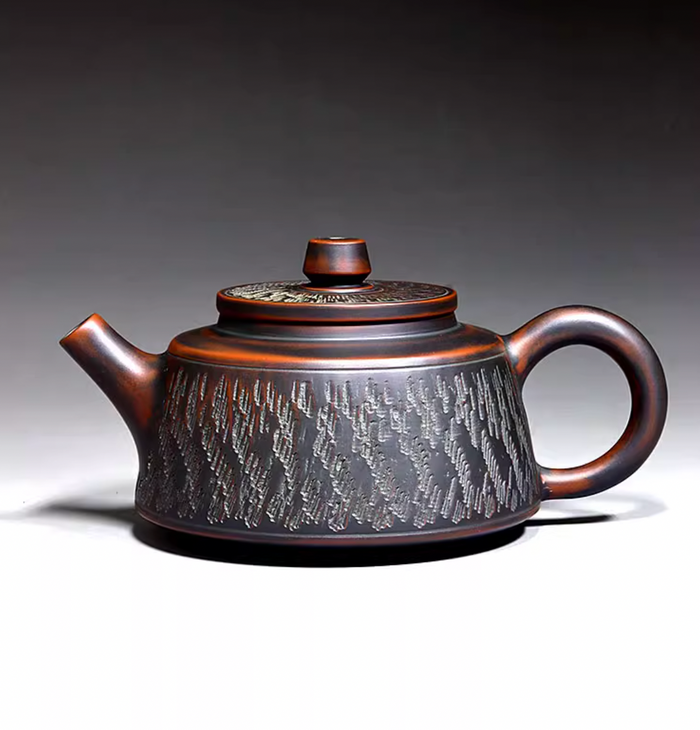 Qin Zhou Nixing Clay Teapot "Tiao Dao Ba Wang" by Hu Ying Jia | Yunnan Sourcing Tea Shop