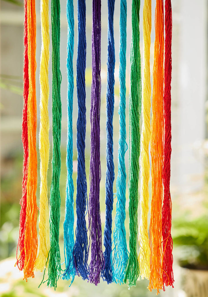 Rainbow Natural Rattan Hanging Decoration