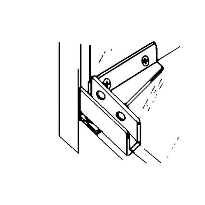 Recess Mount Glass Door Hinges - Reflect Window & Door