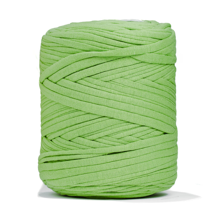 Recycled T-Shirt Fabric Yarn - Apple Green Color
