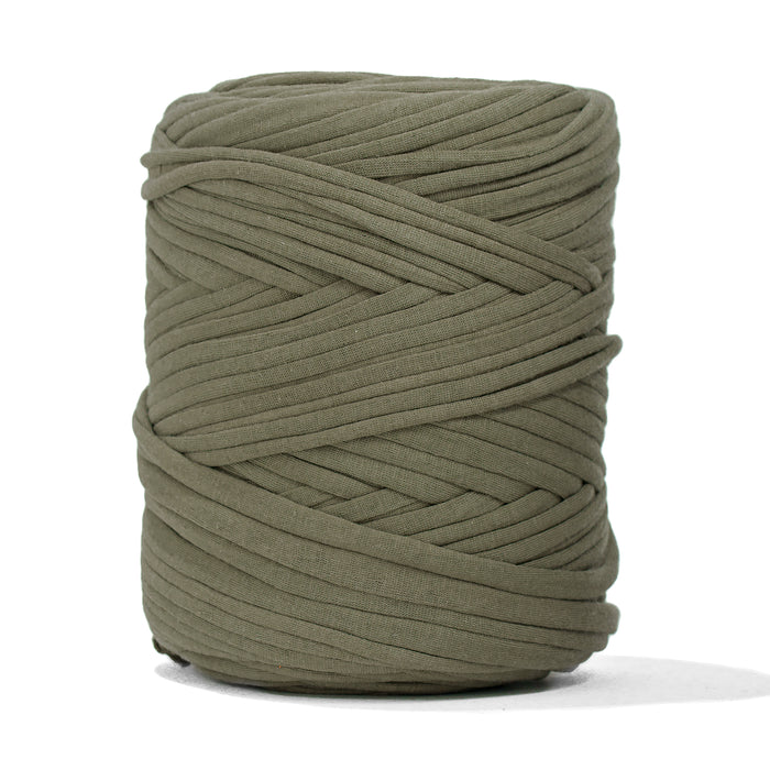 Recycled T-Shirt Fabric Yarn - Basil Color