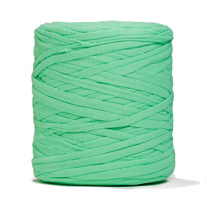 Recycled T-Shirt Fabric Yarn - Emerald Color