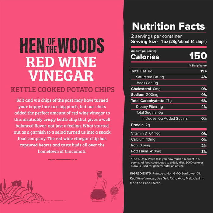 Red Wine Vinegar Potato Chips