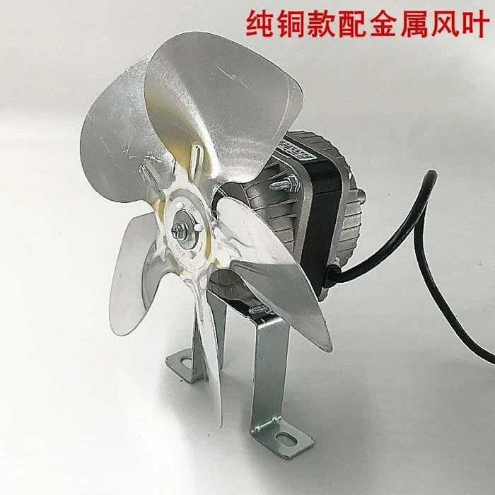 refrigerator fan motor, freezer condenser motor, YZ16 fan motor, cooling fan motor replacement, 25W copper wire motor, 90W refrigerator motor, refrigerator evaporator fan, freezer cooling motor, aluminum fan blade motor, refrigerator repair parts, commercial freezer fan motor, pure copper fan motor