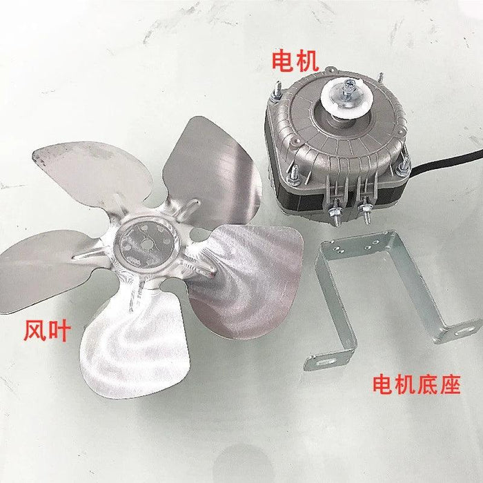 refrigerator fan motor, freezer condenser motor, YZ16 fan motor, cooling fan motor replacement, 25W copper wire motor, 90W refrigerator motor, refrigerator evaporator fan, freezer cooling motor, aluminum fan blade motor, refrigerator repair parts, commercial freezer fan motor, pure copper fan motor