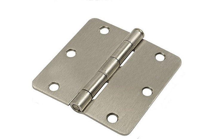 Residential 3" x 3" Butt Hinge With 5/8" Radius Corners - Satin Chrome - Reflect Window & Door