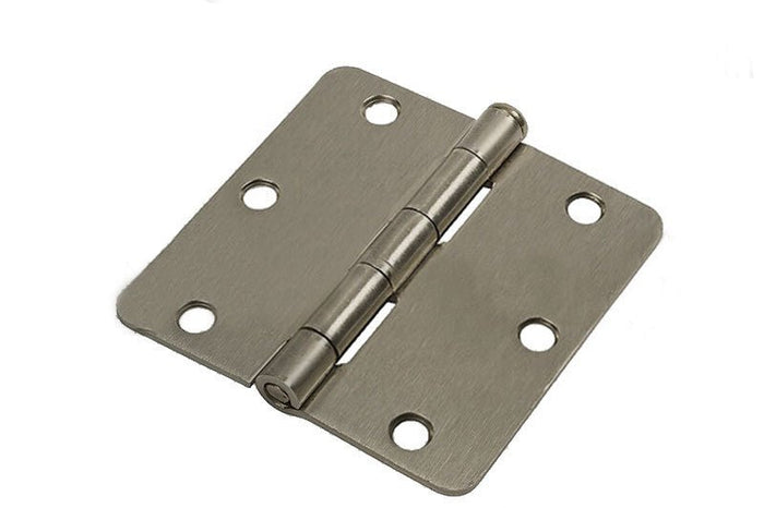 Residential 3" x 3" Butt Hinge With 5/8" Radius Corners - Satin Nickle - Reflect Window & Door