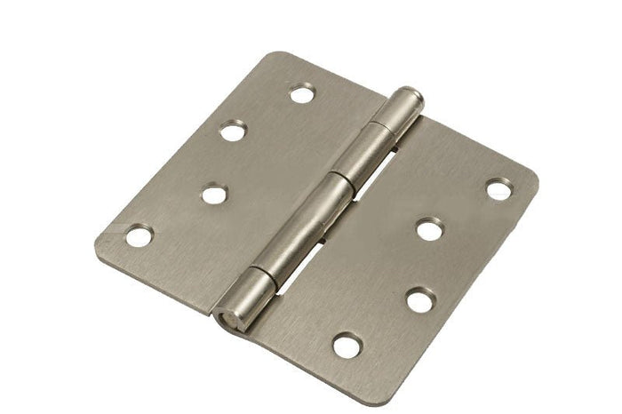 Residential Butt Hinge 1/4 Radius – Satin Nickel, 4" x 4" - Reflect Window & Door