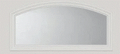 Residential Door Arch Top Insert with Dual Glass - PVC - Low-E Argon - 22 x 10 - Reflect Window & Door