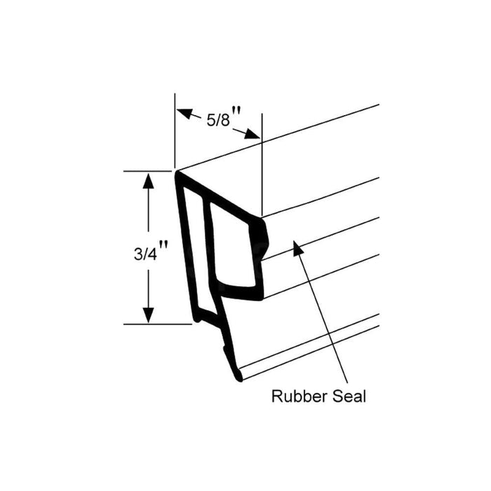 Residential PVC 25 mm Window Stop for Jeld - Wen Windows - Reflect Window & Door