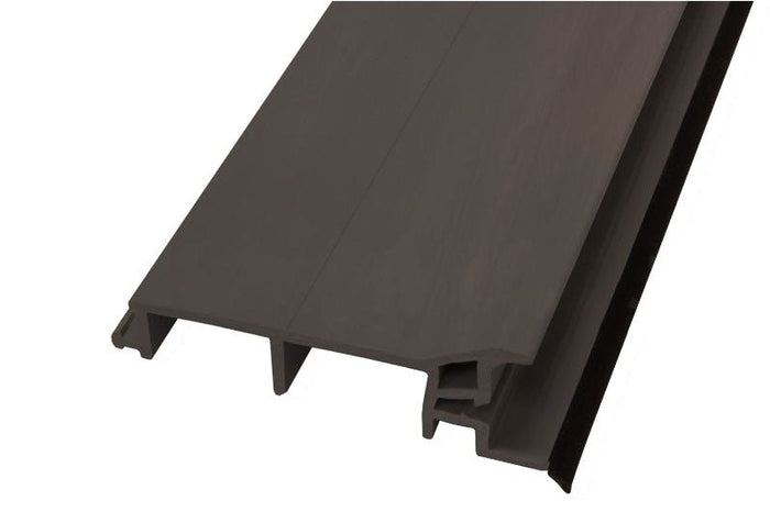 Residential Entry Door Brown Vinyl Threshold – Fits 2x6 Wall Frame, Weatherproof Replacement Door Sill - Reflect Window & Door