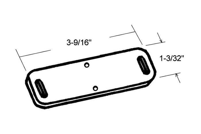 Resilient Strike Shim for SDH - 133 - Reflect Window & Door