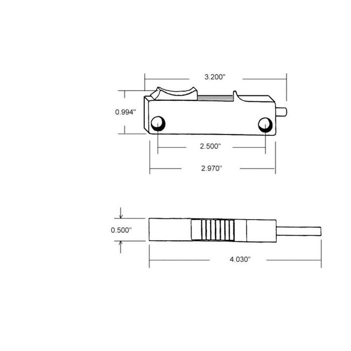 Reversible Window and Glass Door Plunger Lock - Brown - Reflect Window & Door
