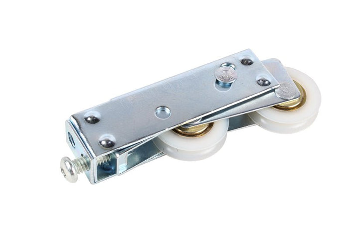 Sliding Glass Patio Door 1 - 1/4" Diameter Tandem Nylon Ball Bearing Roller - 3 - 3/8" Length - Ricci Tools - Reflect Window & Door