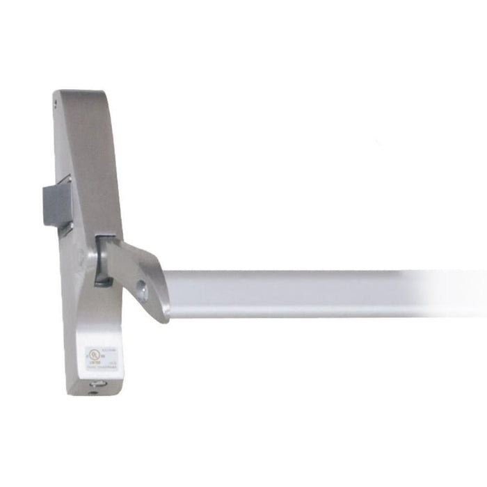Right Hand Aluminum Cross Bar Panic Exit Device - Reflect Window & Door