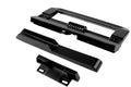 Sliding Glass Door Right Hand Black Surface Mounted Hook Style Handle 6 - 9/16" Screw Holes - Reflect Window & Door
