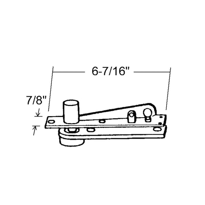 Rixon Commercial Door Center - Hung Pivot Set - Reflect Window & Door