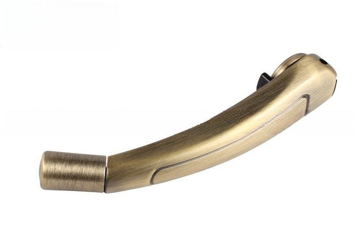 Roto Hardware Antique Brass Folding Crank Handle - 5/16" Spline - Reflect Window & Door