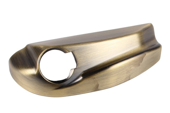 Roto Hardware Left Hand Antique Brass Metal Window Operator Cover – Durable Window Replacement Part - Reflect Window & Door