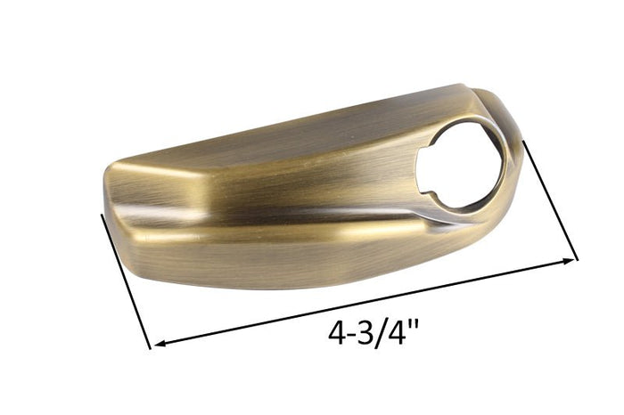 Roto Hardware Right Hand Antique Brass Metal Window Operator Cover – Durable Window Replacement Part - Reflect Window & Door