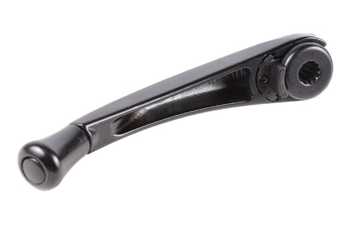 Roto Hardware Black Folding Crank Handle – 5/16" Spline for Window Operator - Reflect Window & Door