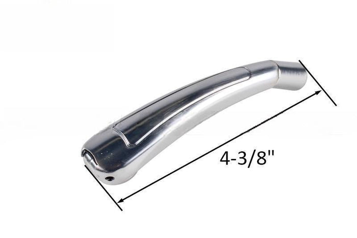 Roto Hardware Brushed Chrome Folding Crank Handle - 5/16" Spline - Reflect Window & Door