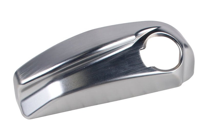 Roto Hardware Left Hand Brushed Chrome Metal Window Operator Cover – Durable Window Replacement Part - Reflect Window & Door