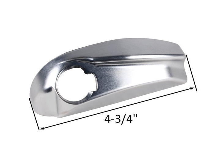 Roto Hardware Right Hand Brushed Chrome Metal Window Operator Cover – Durable Window Replacement Part - Reflect Window & Door