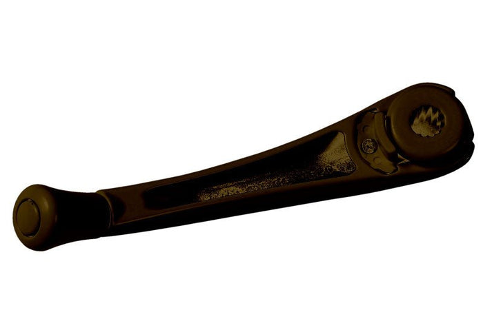Roto Hardware Folding 5/16" Spline Dark Brown Crank Handle - Reflect Window & Door