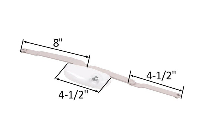 Roto Hardware Dual Arm Right Hand Casement Window Operator – Narrow Profile X Drive Series - Reflect Window & Door