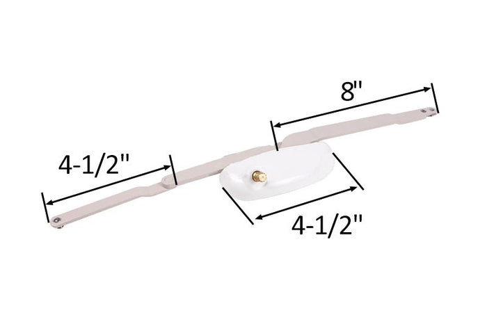 Roto Hardware Dual Arm Left Hand Casement Window Operator – Narrow Profile X Drive Series - Reflect Window & Door