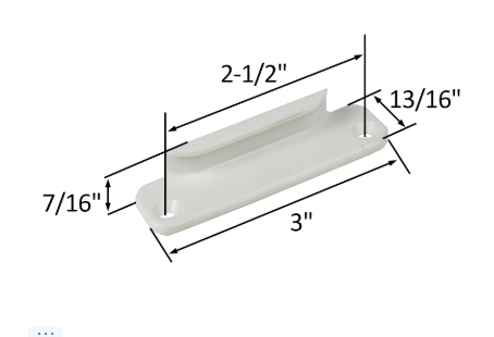 Roto Hardware G2 Nylon Striker 045 for Casement Windows – Durable Window Lock Replacement - Reflect Window & Door
