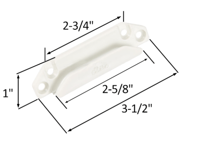Roto Hardware G6 Nylon Striker for Casement Windows – Durable Window Lock Replacement - Reflect Window & Door