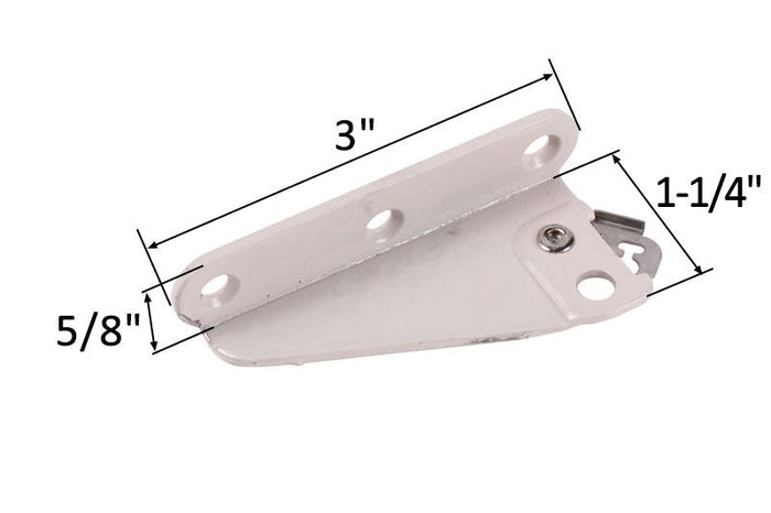Roto Hardware Left Hand Sash Bracket Assembly Face Mount 35mm - Reflect Window & Door