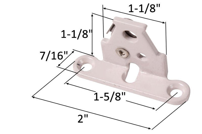 Roto Hardware Left Hand Sash Bracket Assembly Face Mount - Reflect Window & Door