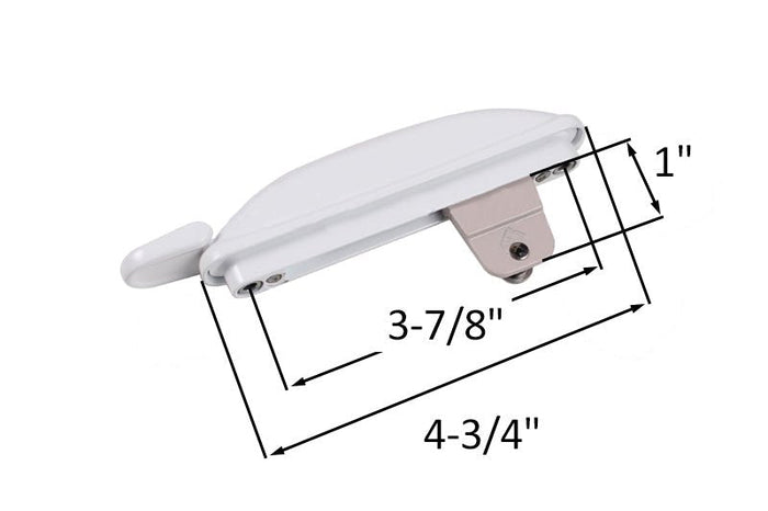 Roto Hardware Casement Window Multi - Point Pro Lock Handle - Reflect Window & Door