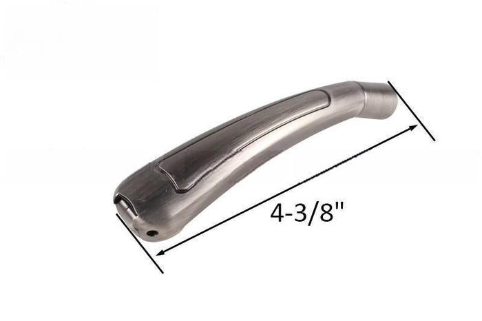 Roto Hardware Pewter Folding Crank Handle - 5/16" Spline - Reflect Window & Door