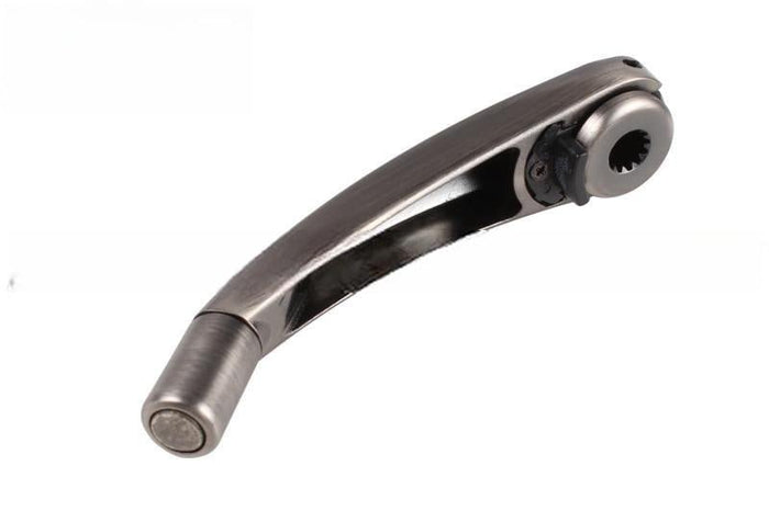 Roto Hardware Pewter Folding Crank Handle - 5/16" Spline - Reflect Window & Door
