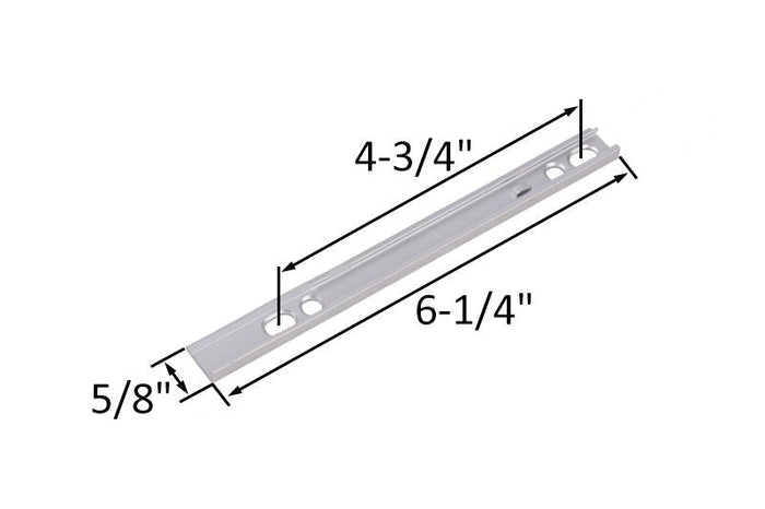 Roto Hardware Surface Mount Aluminum Awning Window Operator Slider Track – Durable Window Replacement Part - Reflect Window & Door