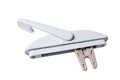 Roto Hardware 1 - 1/8" Fork White Multi - Point Lock Handle - Reflect Window & Door