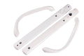 Roto Hardware White Keyed Glass Door Handle Set - Reflect Window & Door