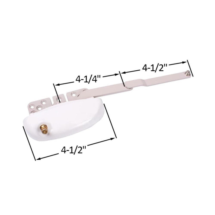 Roto Hardware Split Arm Casement Window Operator With Stud Pin - Left Hand - Reflect Window & Door