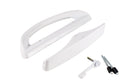 Roto Hardware White Patio Door Handle Set – Keyless Sliding Door Handle - Reflect Window & Door
