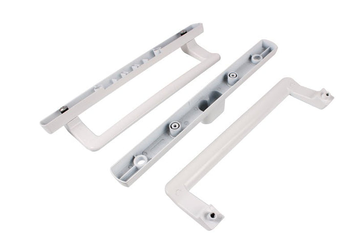 Roto Hardware White Keyed Sliding Glass Patio Door Handle – Lockable Door Handle - Reflect Window & Door