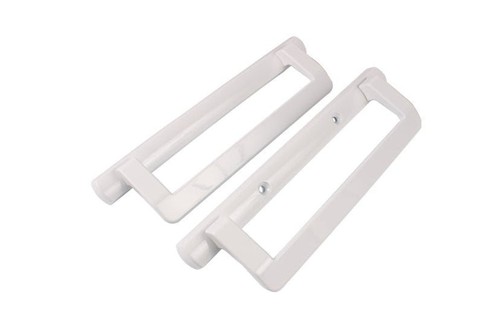 Roto Hardware White Sliding Glass Patio Door Handle – Durable Lockable Handle - Reflect Window & Door