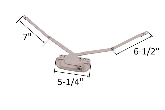 Roto Hardware X Drive Awning Window Operator – Heavy - Duty Window Crank Mechanism - Reflect Window & Door