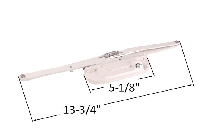 Roto Hardware X - Drive Awning Window Operator with Black Glide & Pin - Reflect Window & Door