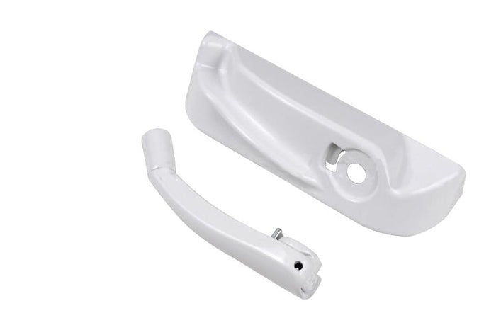 Roto Right Hand White Window Operator Handle and Cover – Durable Window Part - Reflect Window & Door